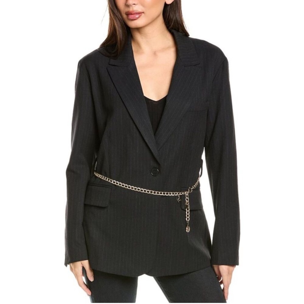 Maje belted blazer